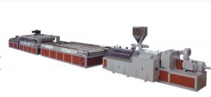 China Professional Wpc Extrusion Line , Wpc Production Line For Wood Plastic Composite Sheet on sale