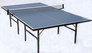 China Foldable Portable Table Tennis Table , Full Size Ping Pong Table For Recreation on sale