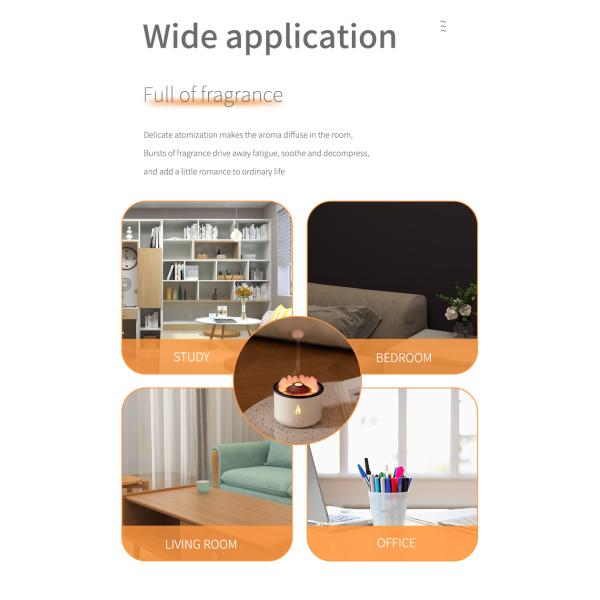 Experience the Difference with 3D Flame Ultrasonic Volcano Humidifier Aroma Diffuser