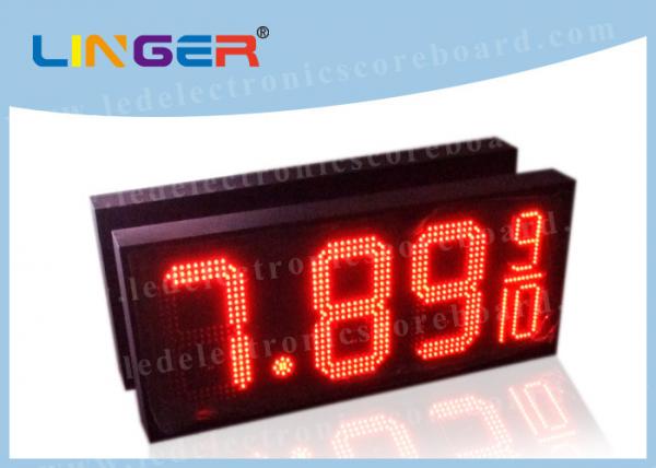 Quality IR Remote Controller LED Gas Price Sign For Roadside Service Station for sale