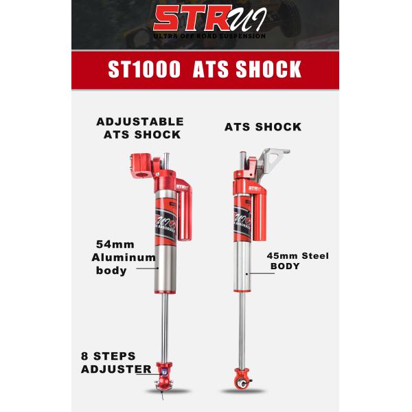 Nitro ATS Steering Shock Absorber For Toyota LC80 Nissan Patrol Jeep