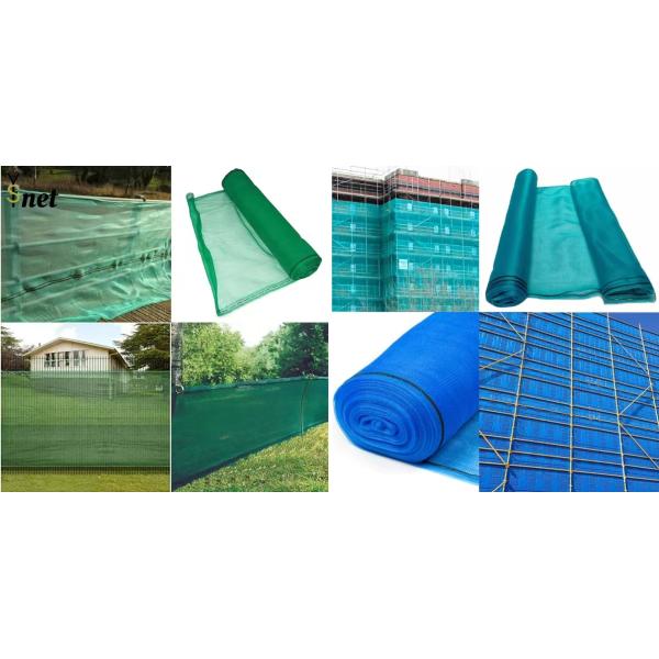 Fire Retardant Construction Safety Net 60GSM - 380GSM Builders Green Netting