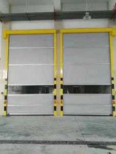 China Automatic Steel High Speed PVC Roll Up Doors For Industrial Plants on sale