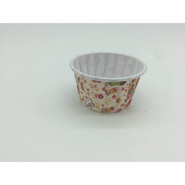 Colorful Custom PET Baking Cups Cute Pattern Muffin Souffle Cupcake Paper For Kid Party
