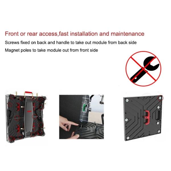 P2.5 Full Color Indoor Led Display Die Casting For Wedding Hall Meeting Room