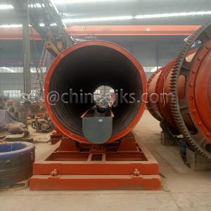 China Mounted Stone Rotary Dryer Capacity 100t/H For Stone Washing Plant on sale