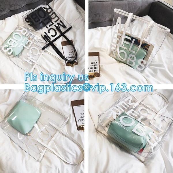 popular big handbags PVC printing women bag, Shoulder Bags Popular Women Beach Bags, shoulder designer luxury designer h