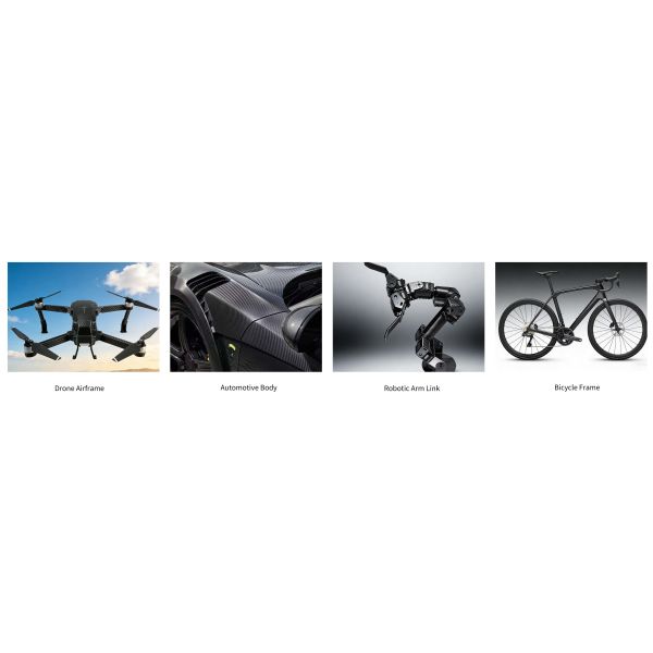 Carbon Fiber Panel Sheet Extreme Lightweight High Strength Low Thermal Expansion Stability