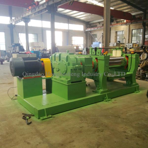 XK-450 Two Roller Open Mill Rubber Mixing Machine 55kw 450mm