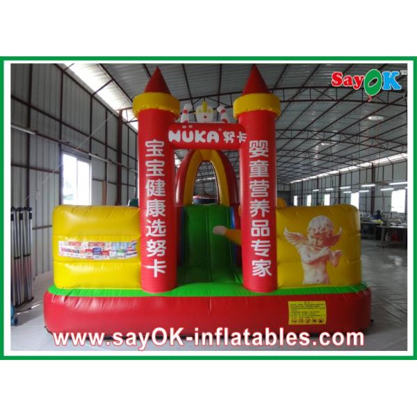 Oxford Cloth / PVC Outdoor Inflatable Bouncy Castle For Amusement Park