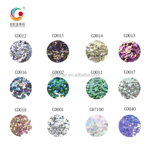 Indoor Christmas Sparkle Powder PET Eye Glitter Powder 3D Diamond Rainbow