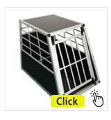Travel Impact Collapsible Dog Crate 34 Inch Rustproof With Stackable Corner
