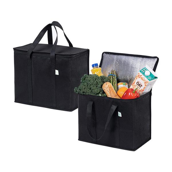 Garment Custom with Zipper Tote Laminated Cooler Nonwoven Bag