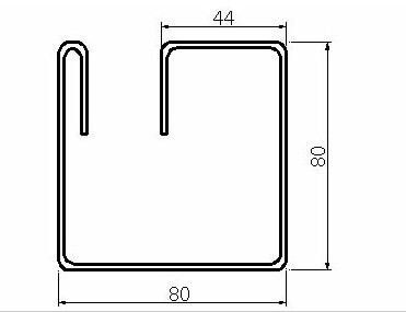 16 Forming Station, PLC Control Steel Door Track Roll Forming Machine
