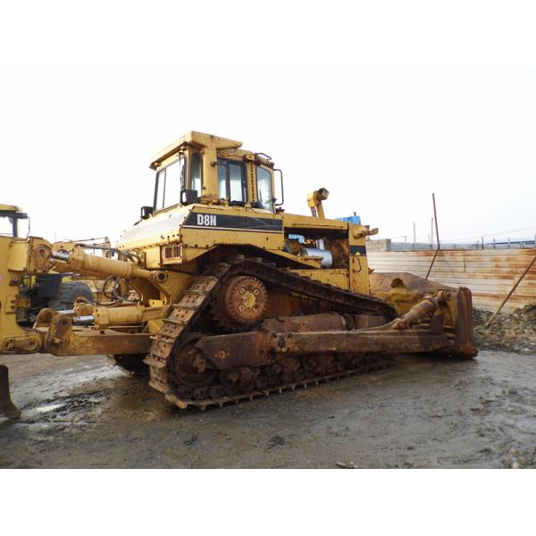 Single Ripper Rops Cabin Used D8 Bulldozer Powershift Transmission