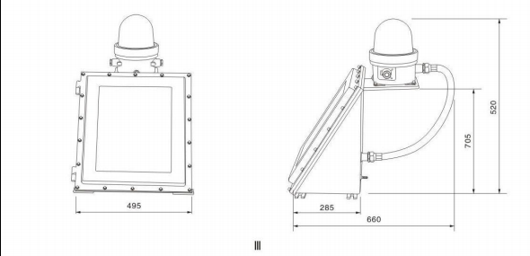 Explosion Proof LED Aircraft Warning Light for Offshore and Industrial Applications