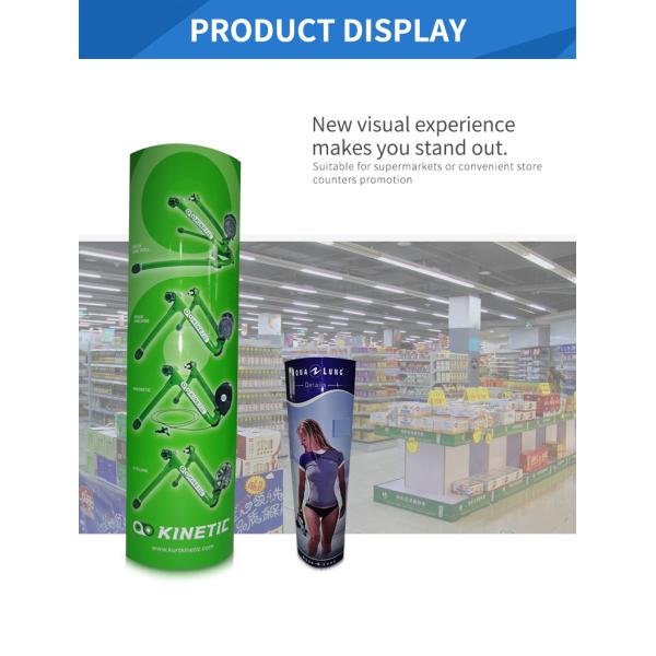 Full Color Eco - Friendly LAMA Display , Outstanding Foldable Cardboard Store Display