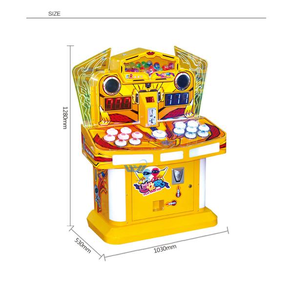 2 players Coin Operated Arcade Machines For Kids