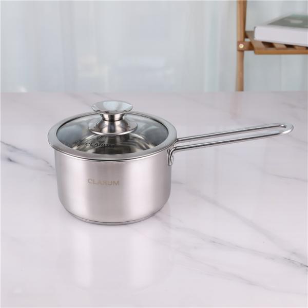 Hot Selling Korean 3pcs Non Stick Cookware Set Hot Pot Stainless Steel Soup Pot Cooking Pot Set
