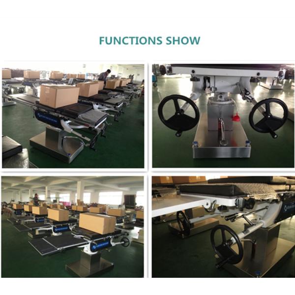 Multi Function Universal Manual Operating Table Surgical Table With Optional X-ray Demensions
