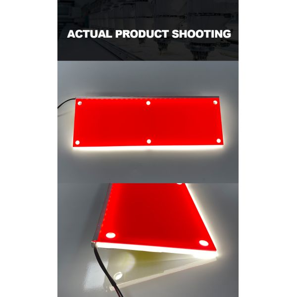 LED Nameplate Light Signal Indicator IP50 Acrylic Machine Nameplate Lamp