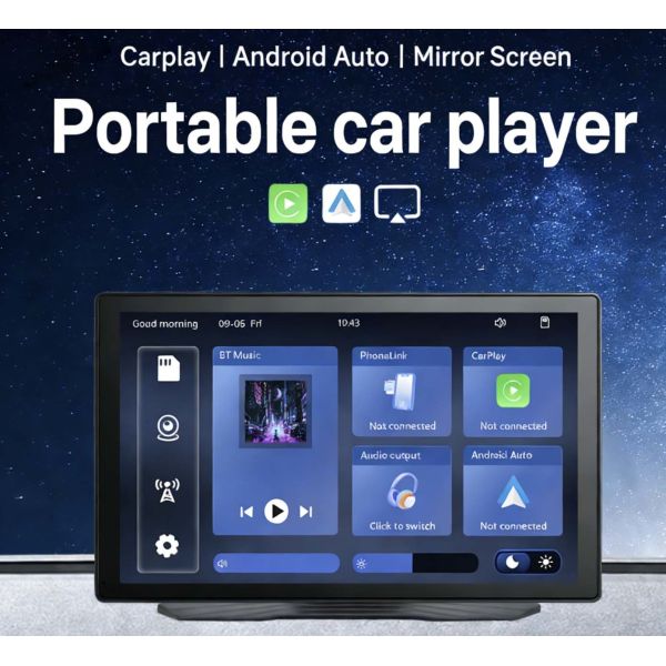 9 Inch Universal Car Audio System Smart Touch Screen Wireless Carplay Android Auto With Radio