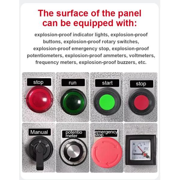 ATEX 220V 10A Explosion-Proof Operation Panel Explosion Proof Control Panel Box, Safe Electrical Cabinet