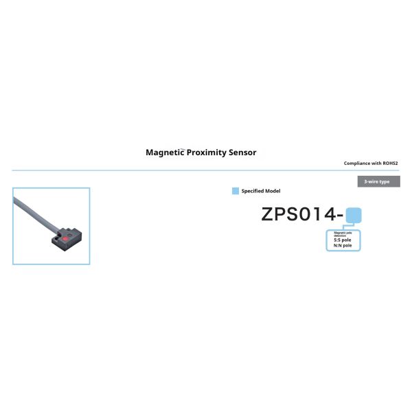 DC5-24V LED Indicator Magnetic Reed Switch Sensor IP65 Protection Rating NPN Type Sensor for Industrial Automation Equipment