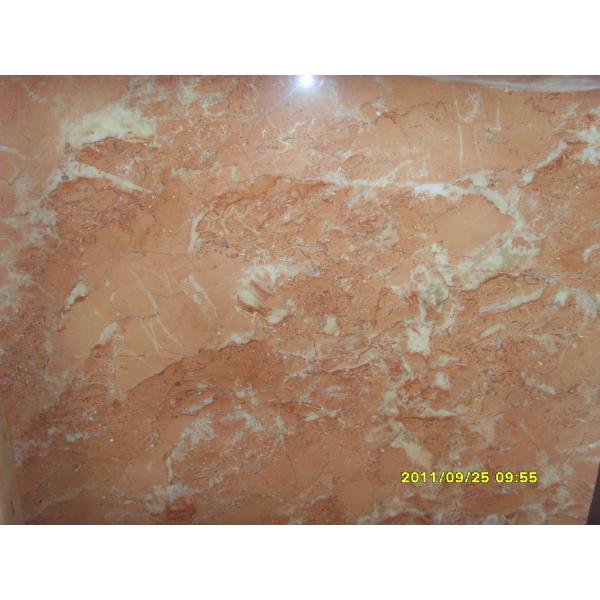 Big Slab Stone Gloss Marble Floor Tiles Polished Orange Peel Red Color