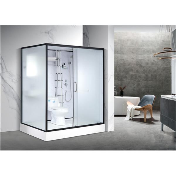 Shower Cabins White Acrylic ABS Tray 1700*1200*2150mm black aluminium