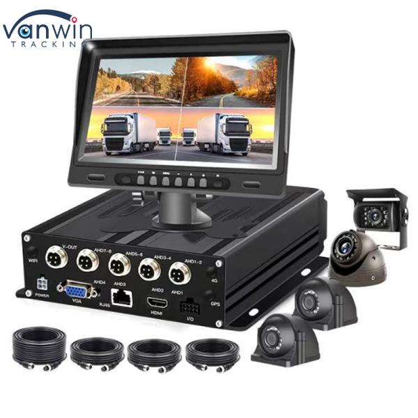 1080P 4CH Mobile DVR with 4G SIM WiFi GPS Video Vehicle Truck CCTV Camera System DVR