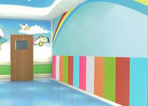 China Best price PVC floor eco-friendly kindergarten Pure Color Vinyl Floor anti-slip pvc floors on sale