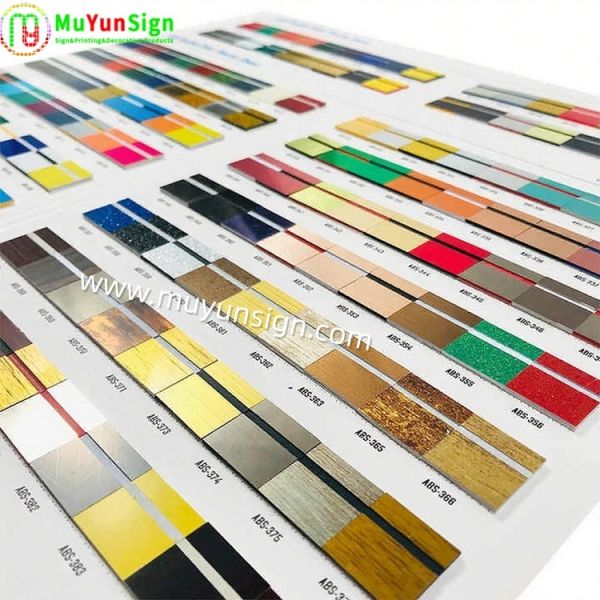Eye Catching ABS Sheet Impact Resistant with Two Distinct Solid Colors