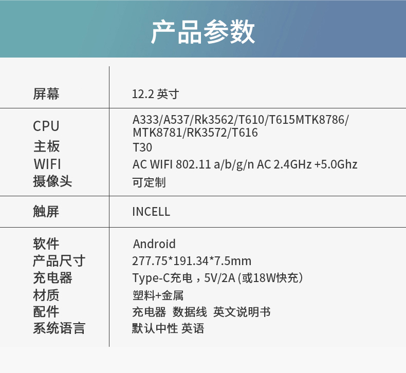 Kinstone 13.15 inch Android Tablet PC