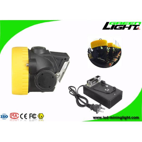 Portable Cordless LED Mining Light Rechargeable Headlamp 2.2Ah Lithium Ion Battery