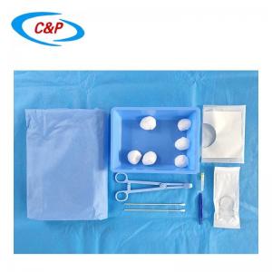 China SMS Eye Surgical Drape Pack in Blue or Customizable Ideal for Sterile Surgeries on sale