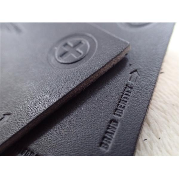 High Frequency Logo On PU Leather Patches For Jeans Fashionable OEKO