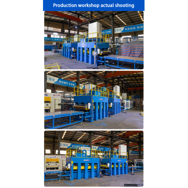 1000T three-dimensional cold and hot press production line for producing aluminum buckle honeycomb plates