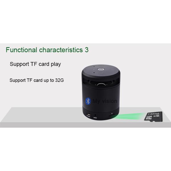 Gesture Recognition Bluetooth Hiking Speaker Rechargeable Bluetooth Speakers Cylinder