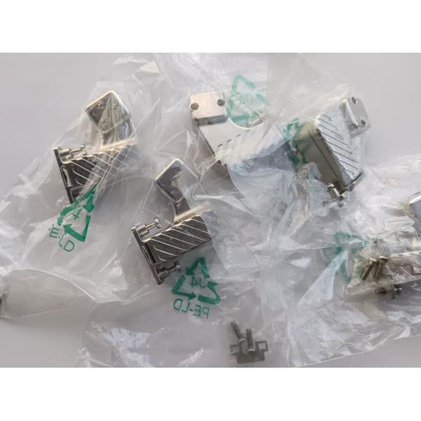 Silver Color 100V Servo Motor Cable Connectors 2 Pin