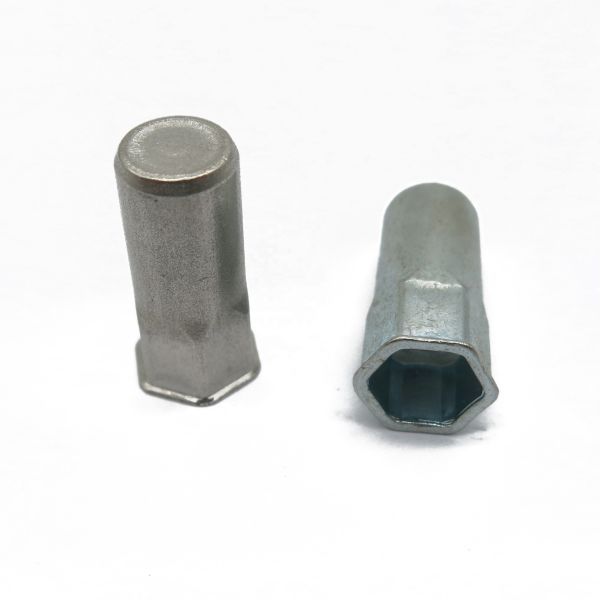 Reduced Head Inner Hex Body Closed End Rivnuts Stainless Steel Countersunk Design