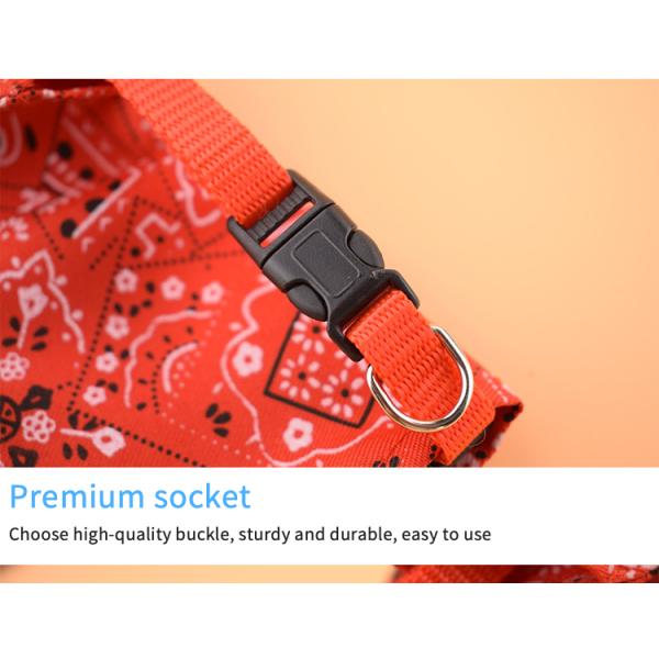 Double Layer Dog Neck Scarf Holiday Dog Bandanas Fashion Style