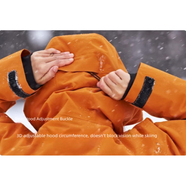 Unisex Waterproof Windproof Breathable Ski Suit, Outdoor Winter Snowboard Snowsuit with Custom Logo