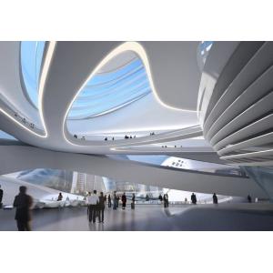 Buy cheap Curved Aluminum Frame Curtain Wall Facades Exterior Wall Panels Lightweight from wholesalers