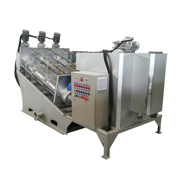 0.65kw Screw Press Volute Slurry Sludge Dewatering Machine For Municipal Engineering