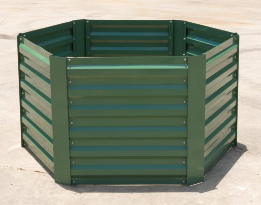 Eco Friendly 80x60cm Galvanized Metal Raised Beds