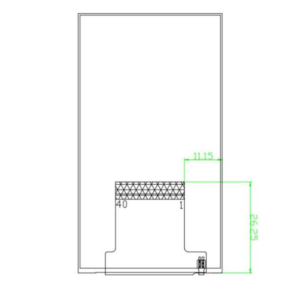 3.0 Inch TFT Display Screen 360*640 Resolution MIPI Interface IPS Viewing Angle all o'clock