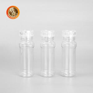 China Food Grade Shaker Plastic Spice Bottles 350ml 500ml PET Spice Jars on sale