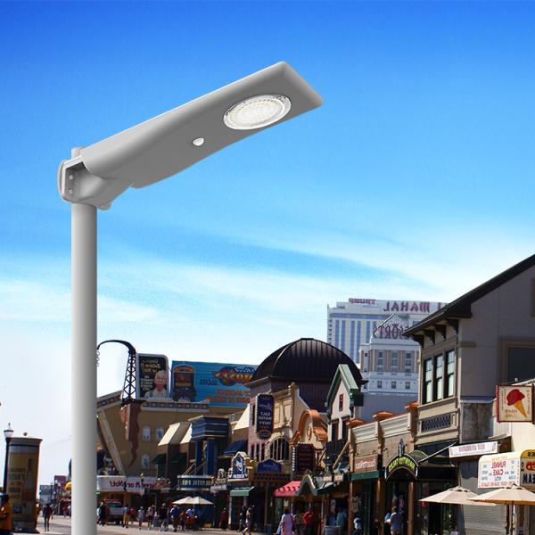 Wall Mounting Compact Solar Powered Street Lights IP65 Waterproof PIR Motion Sensor