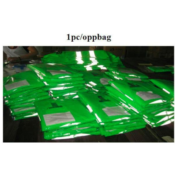 Non - Toxic Yellow Reflective Vest Breathe Freely Suit For High Temperature Place